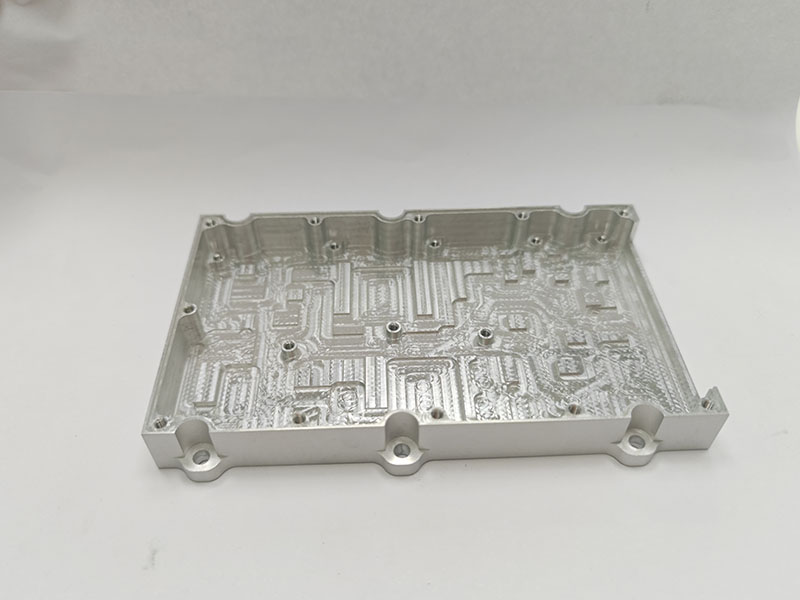 硬质氧化银色铝合金CNC 车铣件电箱外壳