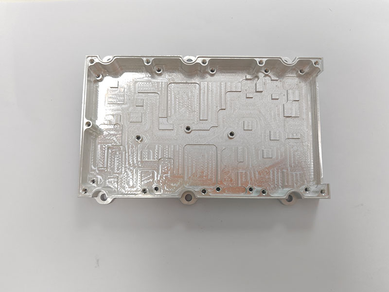 硬质氧化银色铝合金CNC 车铣件电箱外壳
